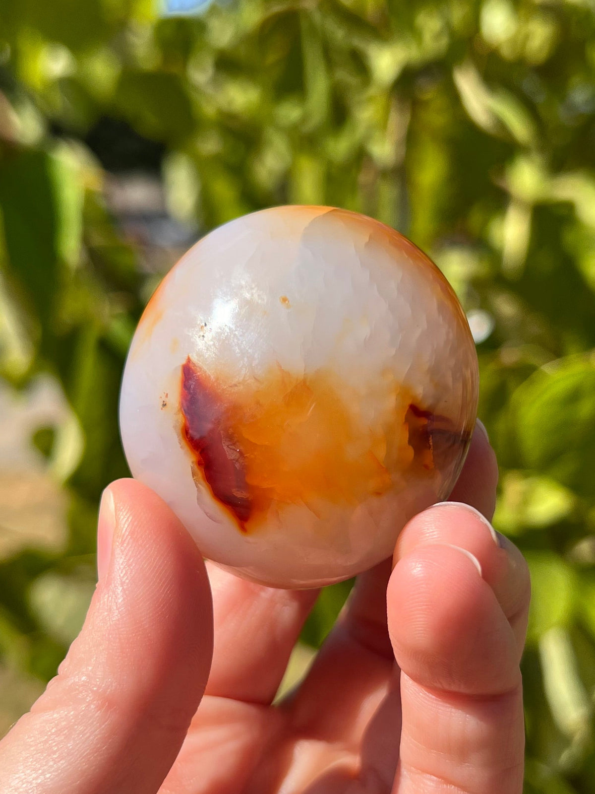 Carnelian Palm Stones