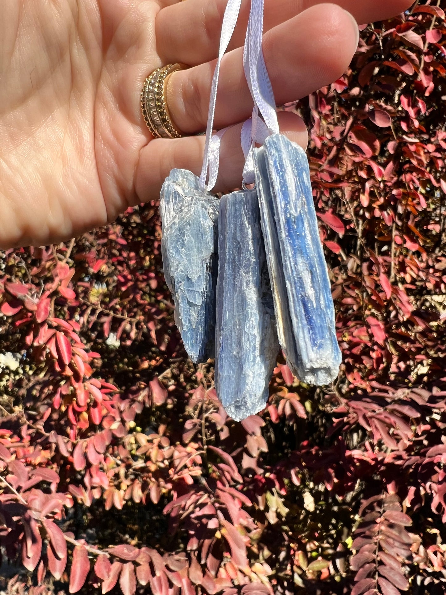 Blue Kyanite Crystal Ornaments