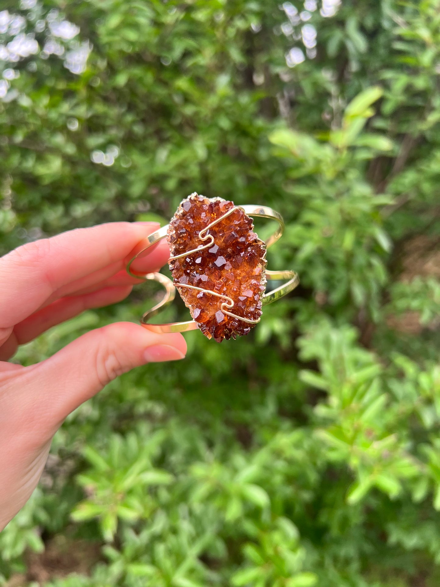 Citrine Cluster Bracelets
