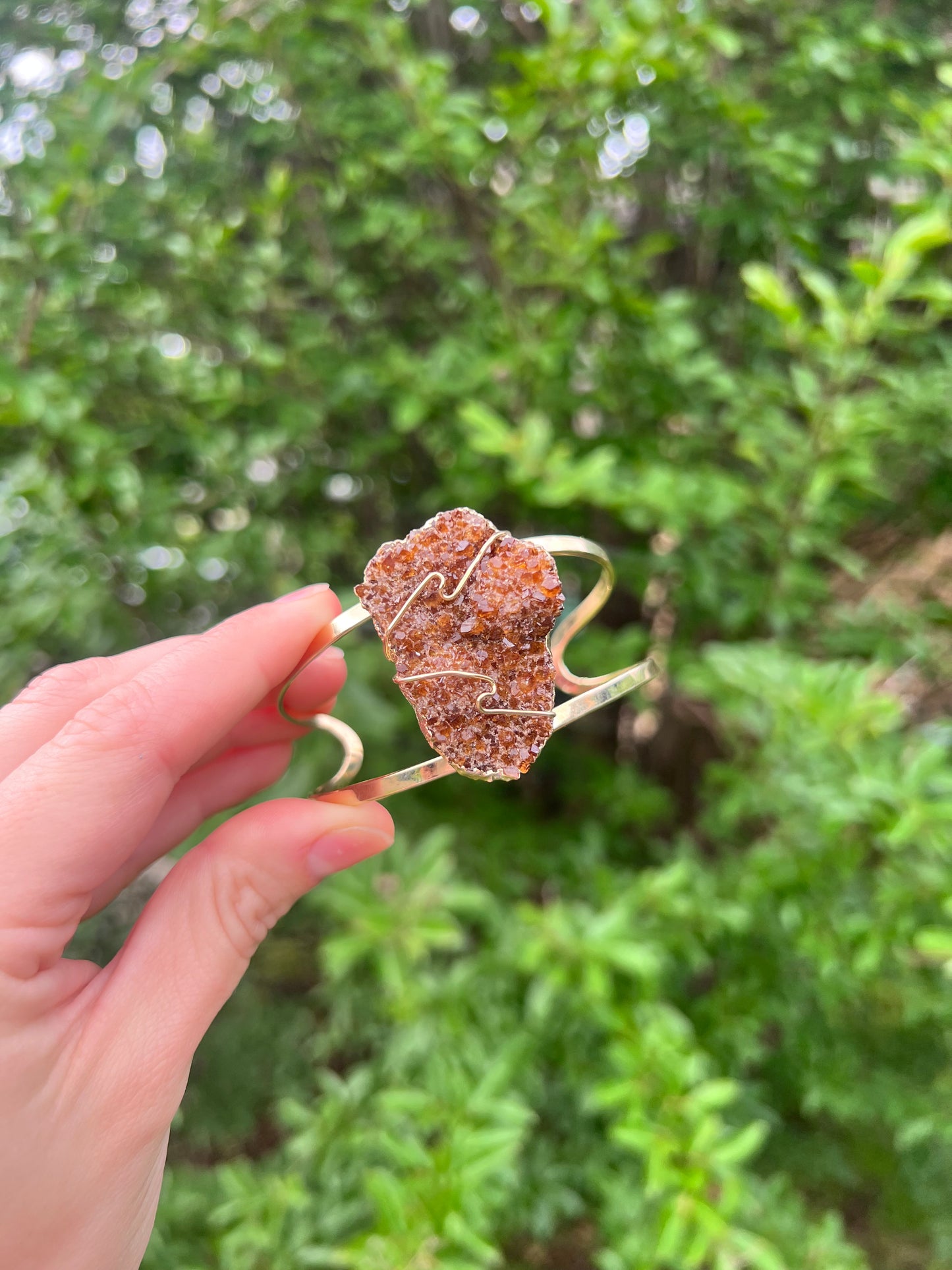 Citrine Cluster Bracelets