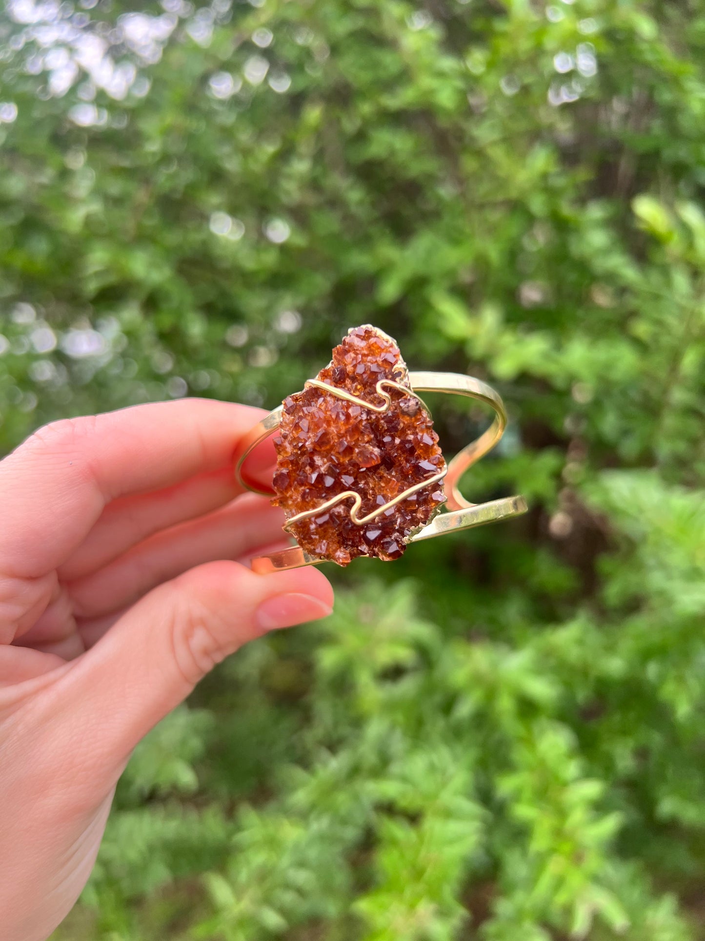 Citrine Cluster Bracelets