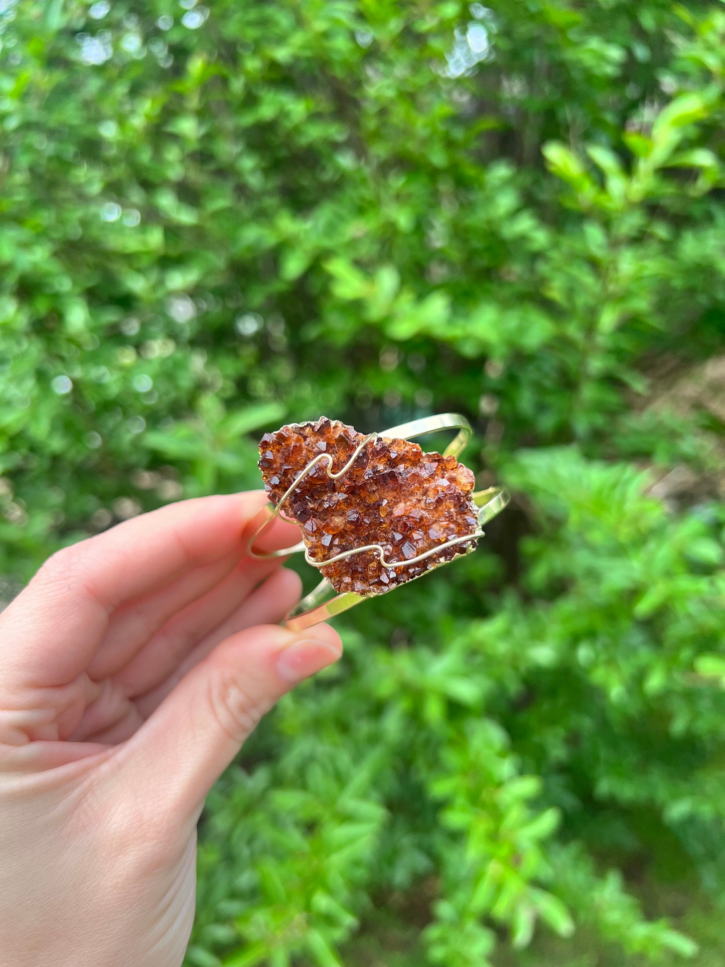 Citrine Cluster Bracelets