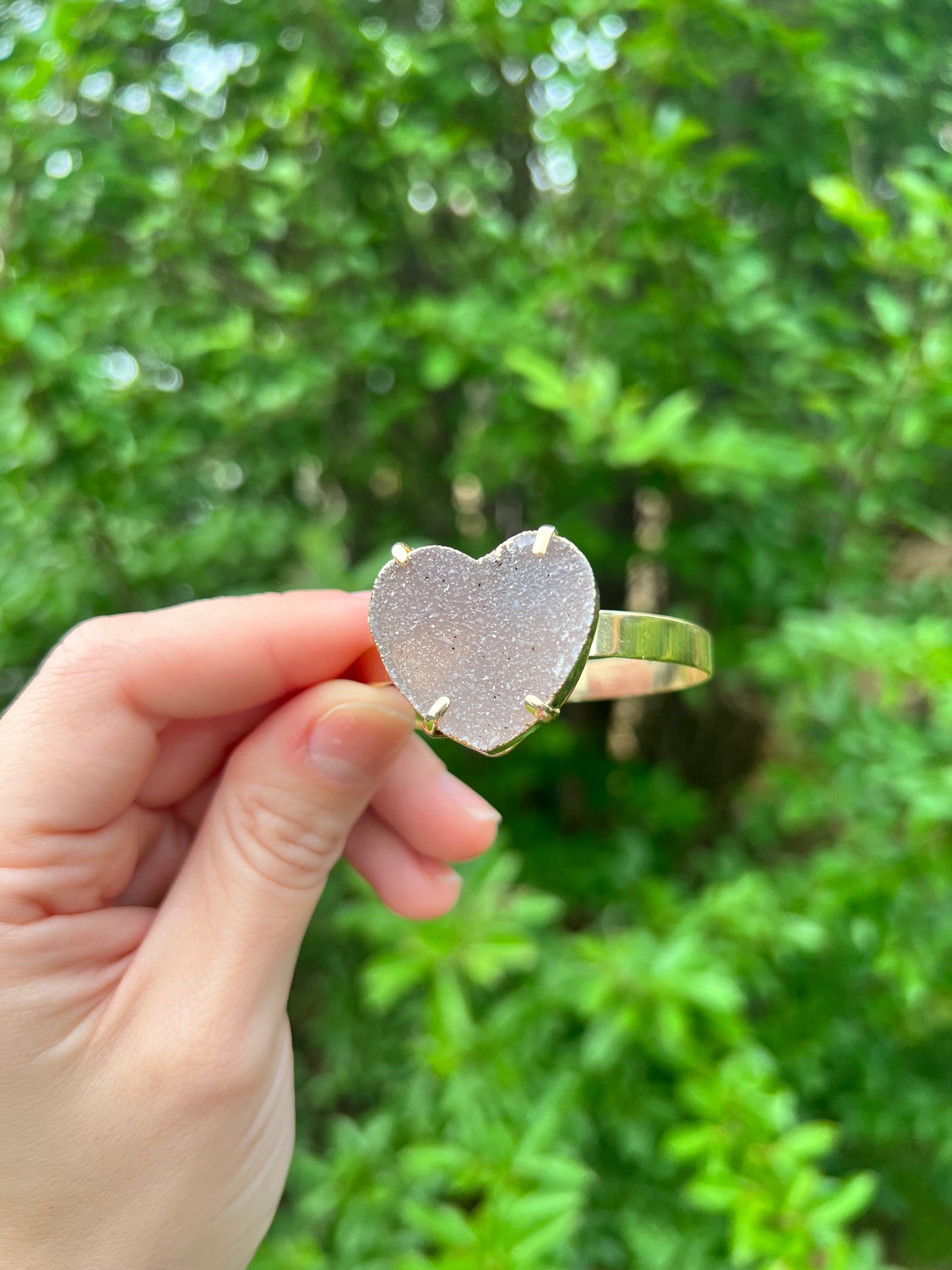 Amethyst Heart Bracelets
