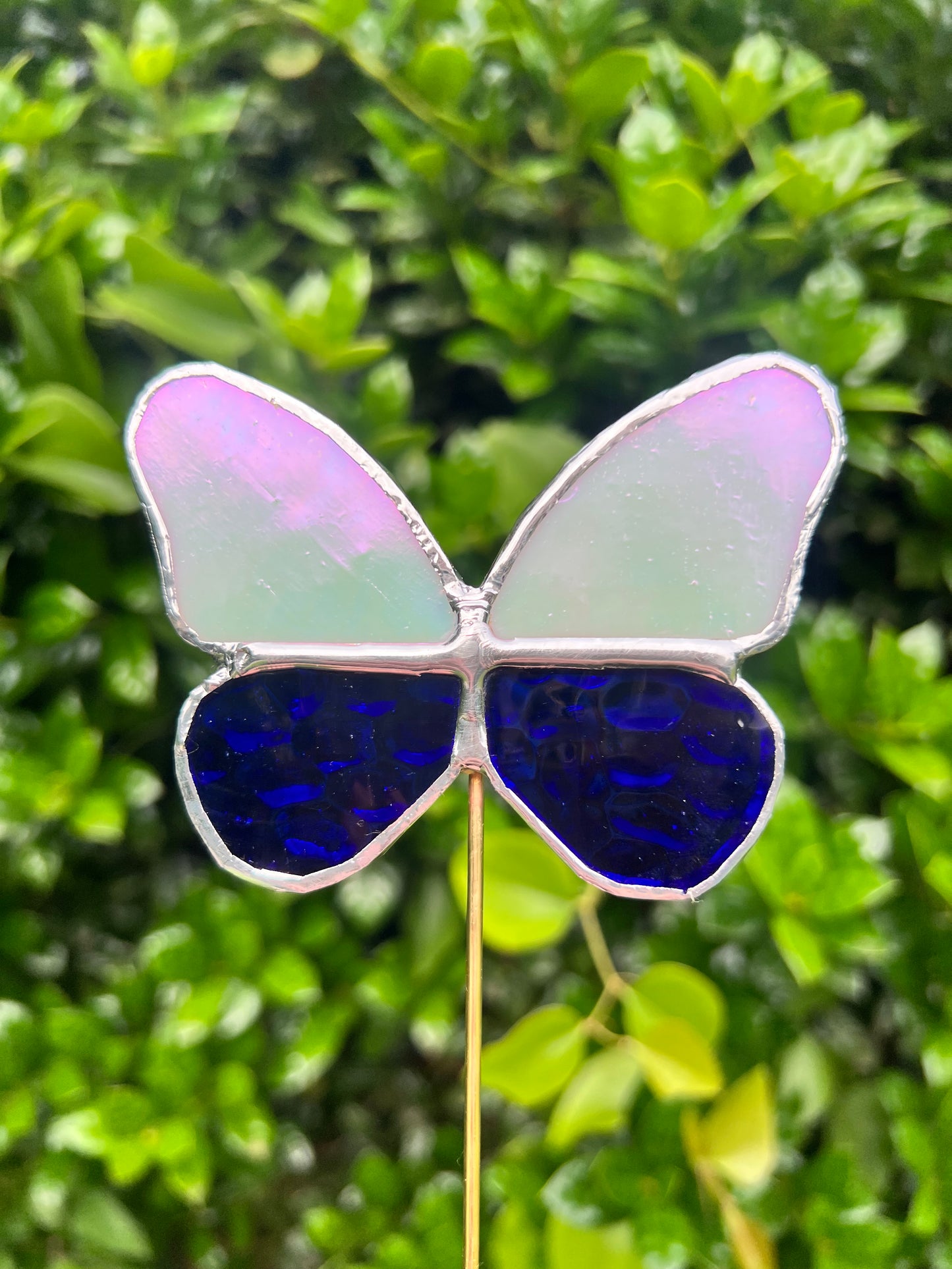 Stained Glass Butterfly Plant Stakes