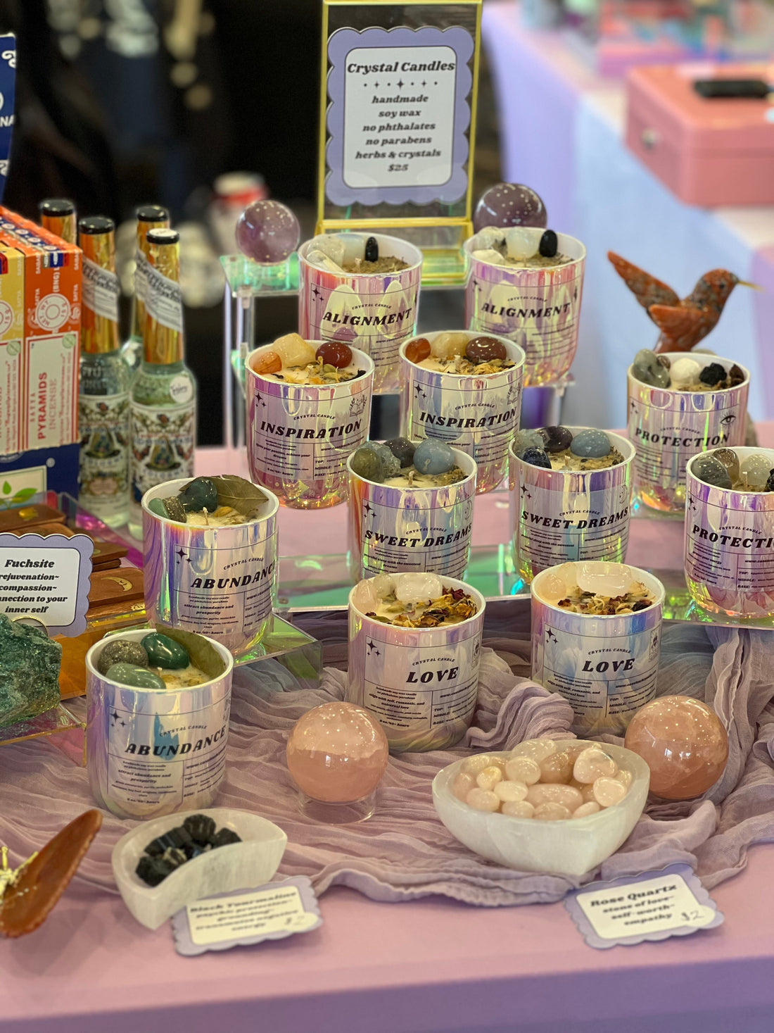 Everything You Need to Know About Crystal Intention Candles
