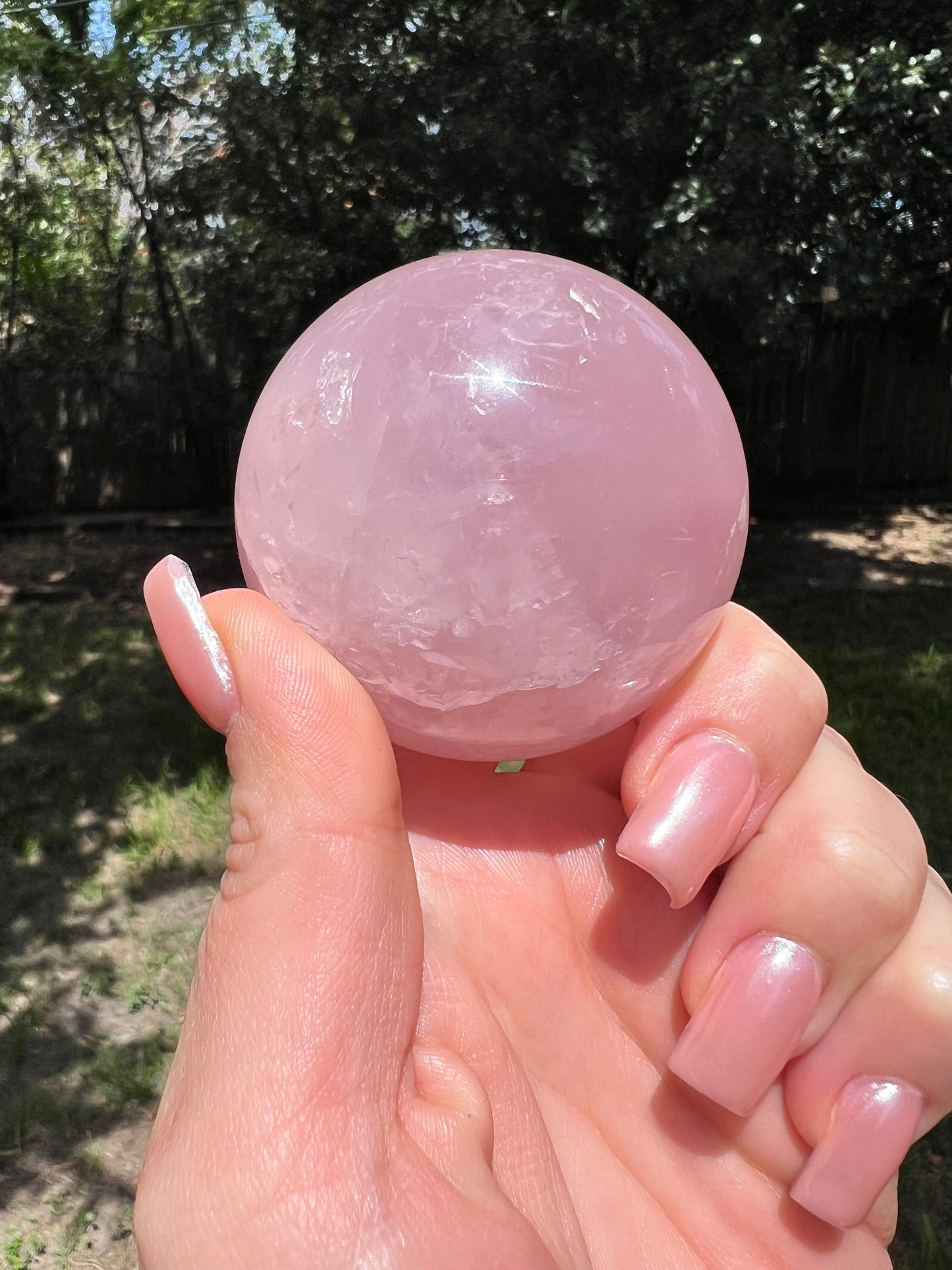 Rose Quartz Spheres