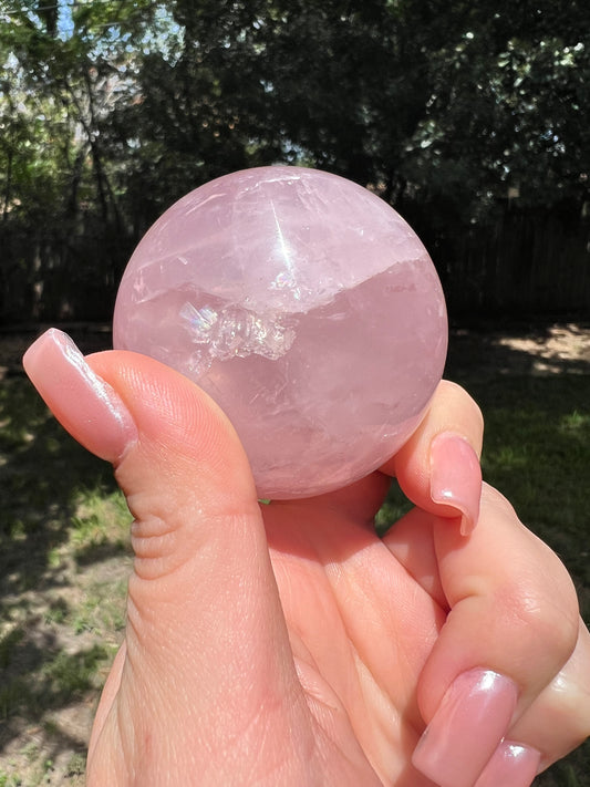 Rose Quartz Spheres