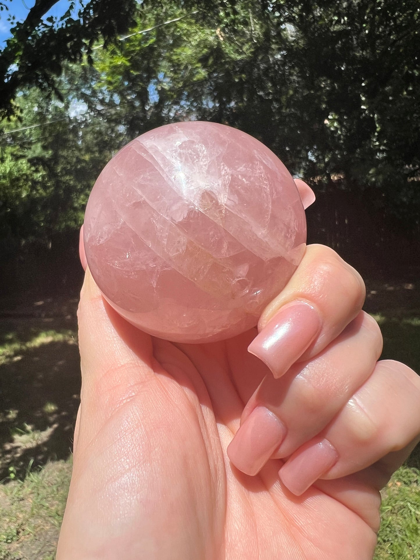 Rose Quartz Spheres