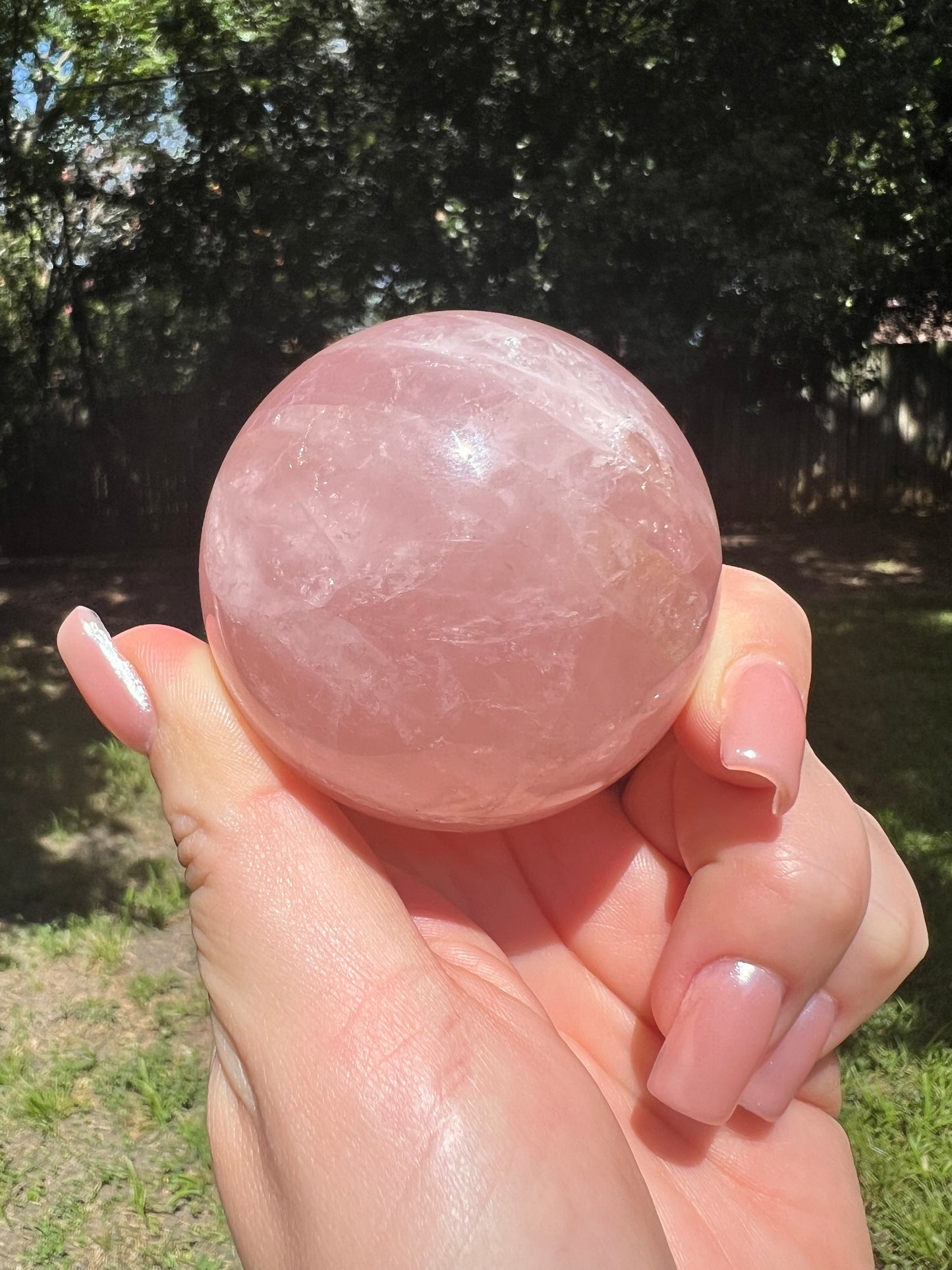 Rose Quartz Spheres