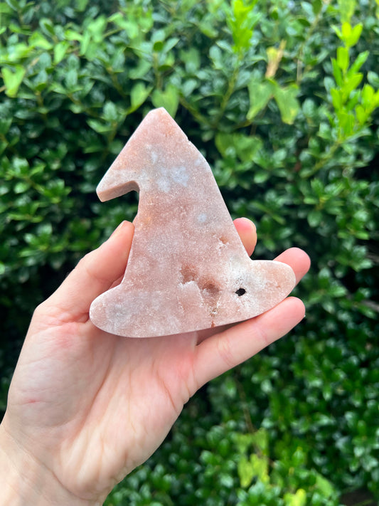 Pink Amethyst Witch Hat