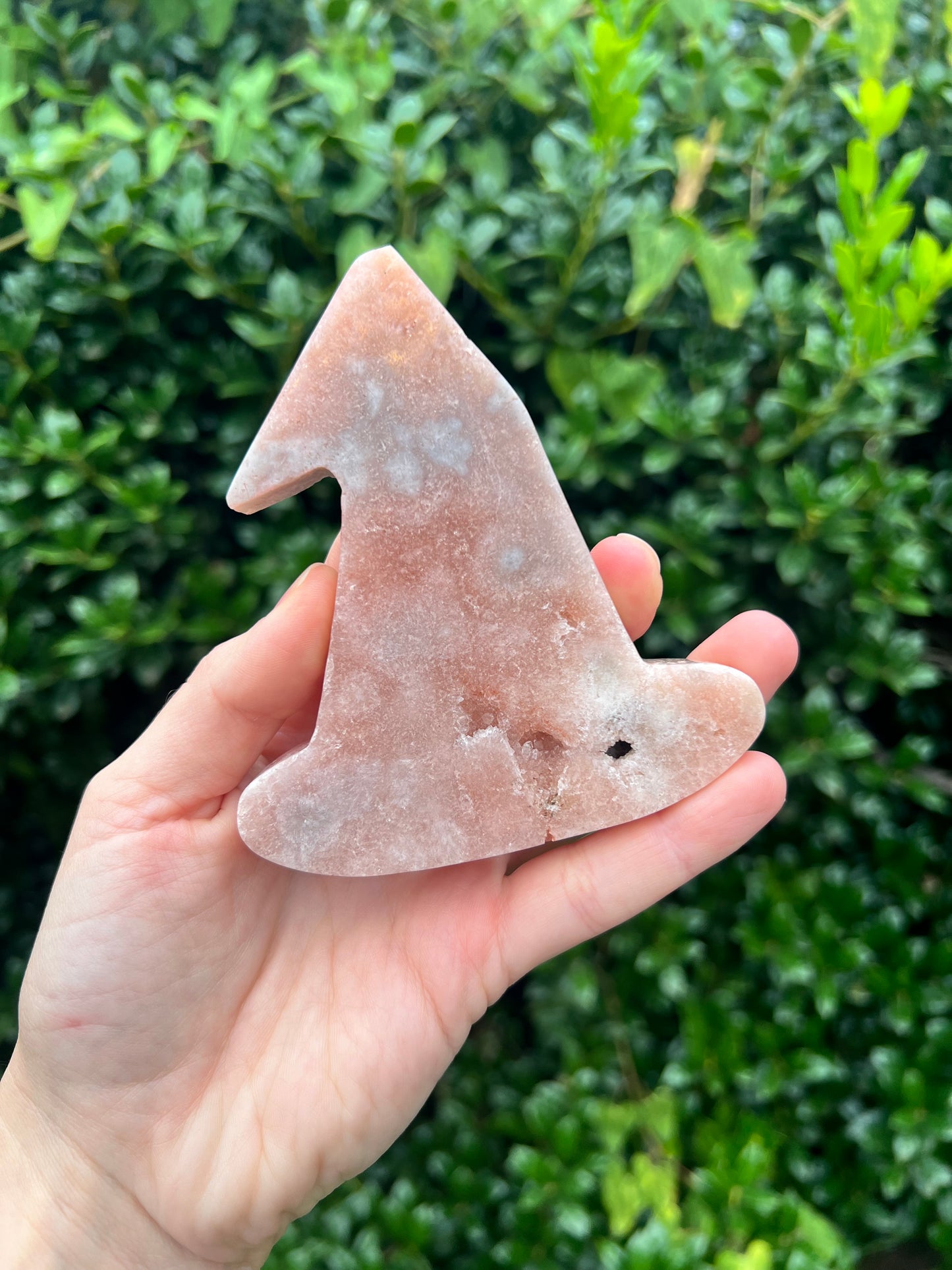 Pink Amethyst Witch Hat