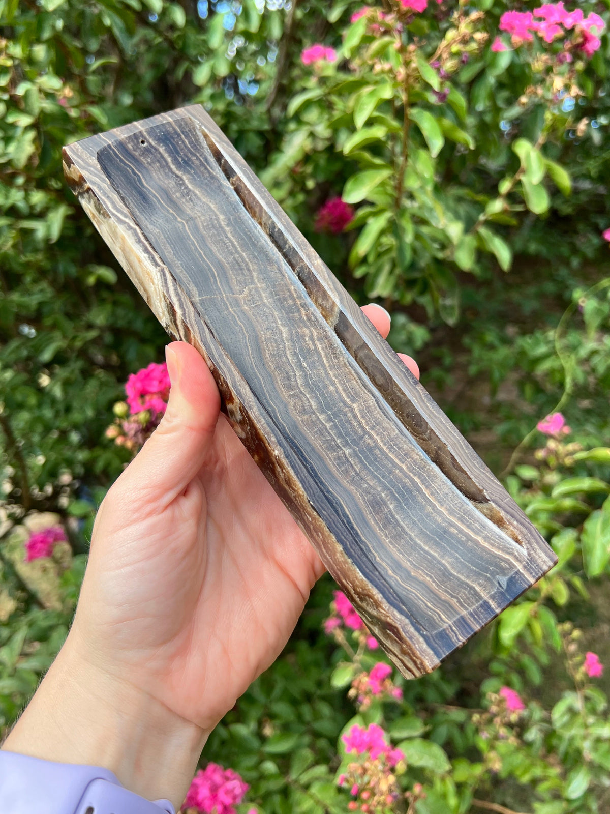 Mexican Onyx Incense Holder