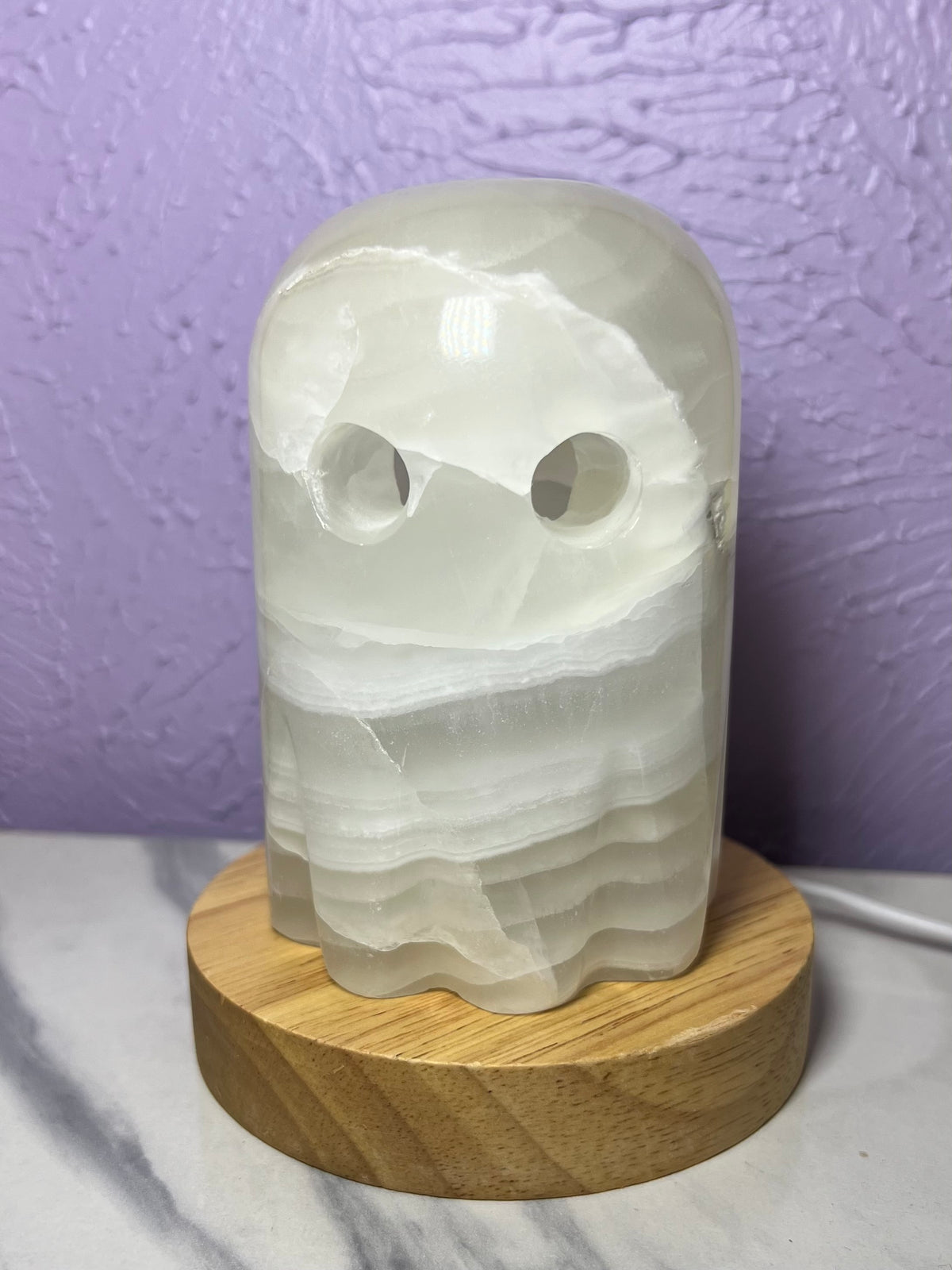 Mexican Onyx Ghost Lamps