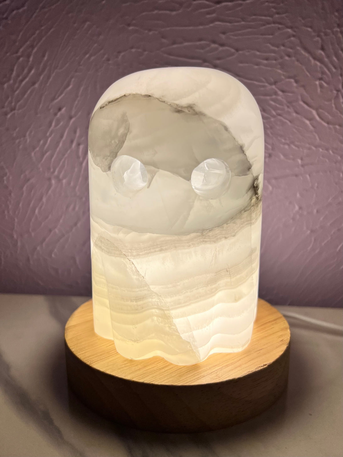 Mexican Onyx Ghost Lamps