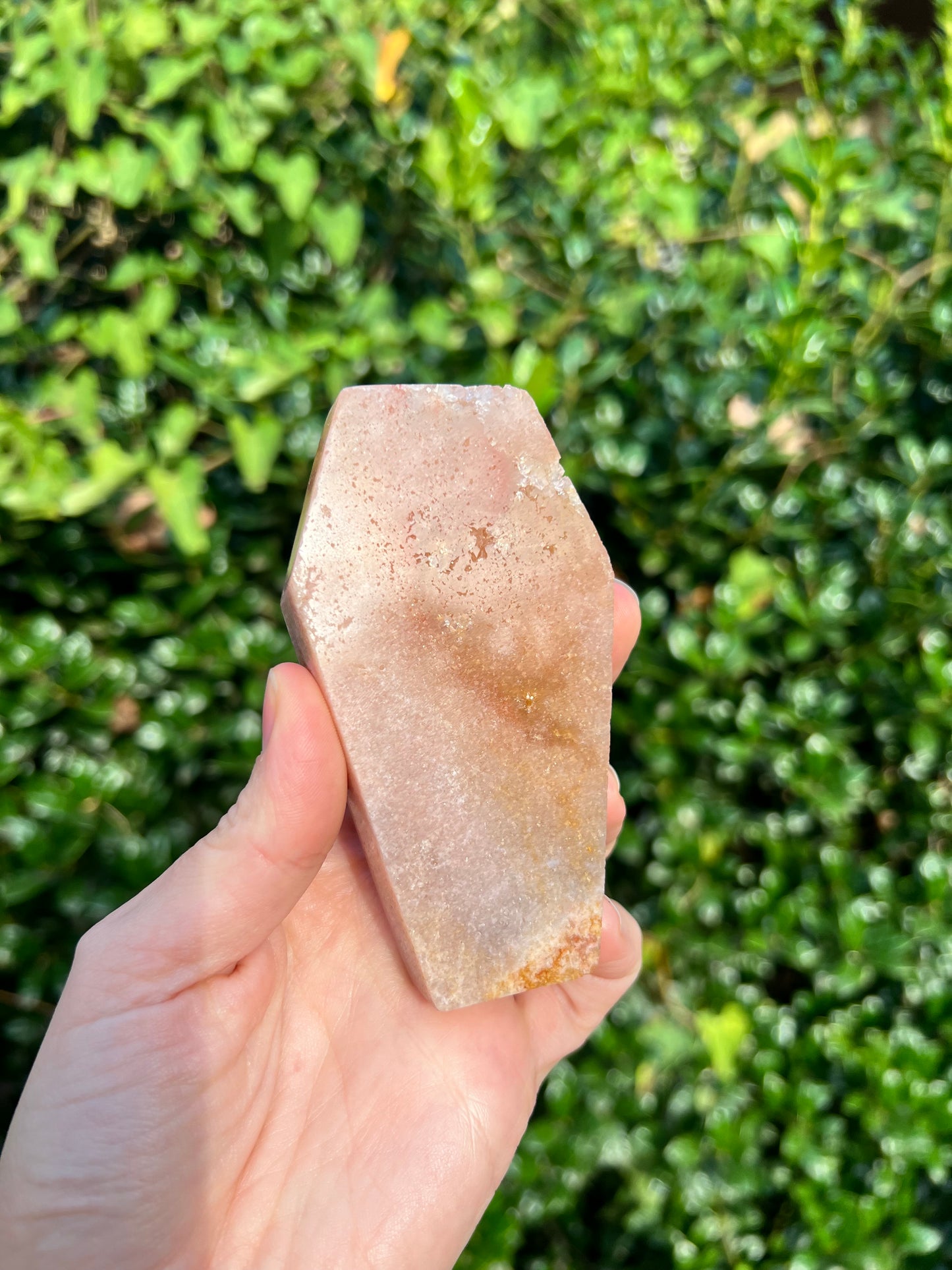 Pink Amethyst Coffin