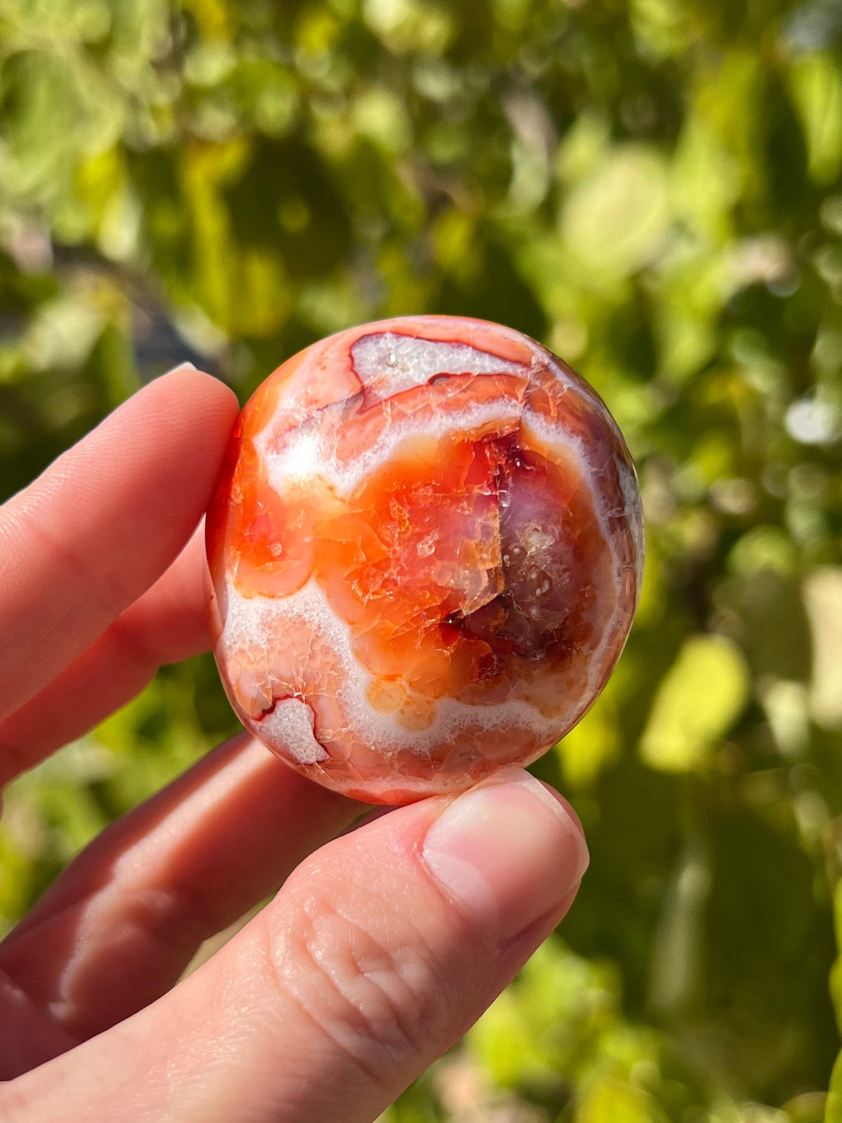 Carnelian Palm Stones