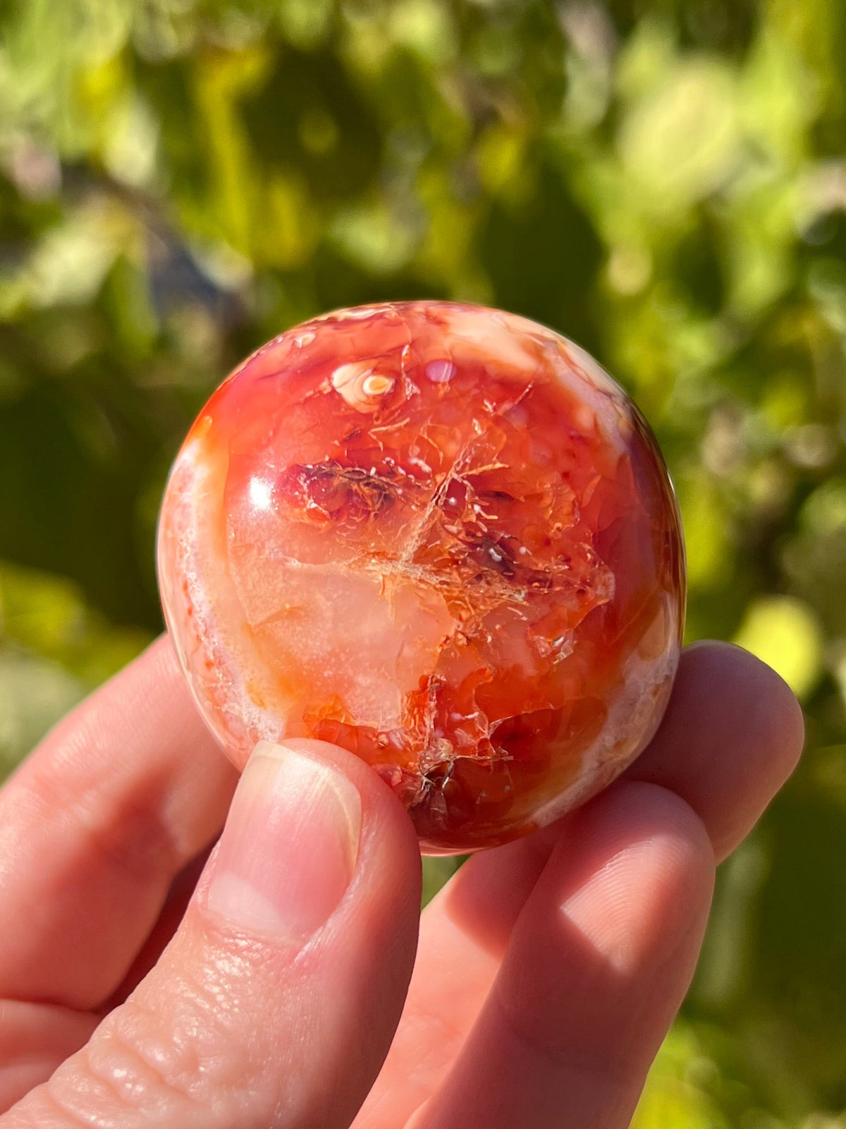 Carnelian Palm Stones