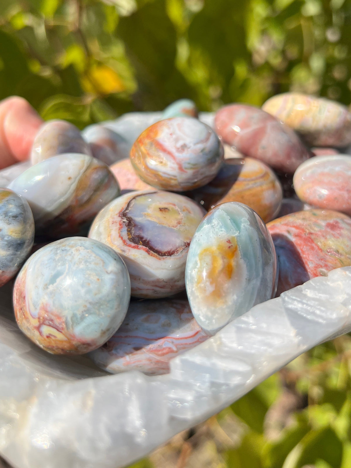 Sea Jasper Palm Stones