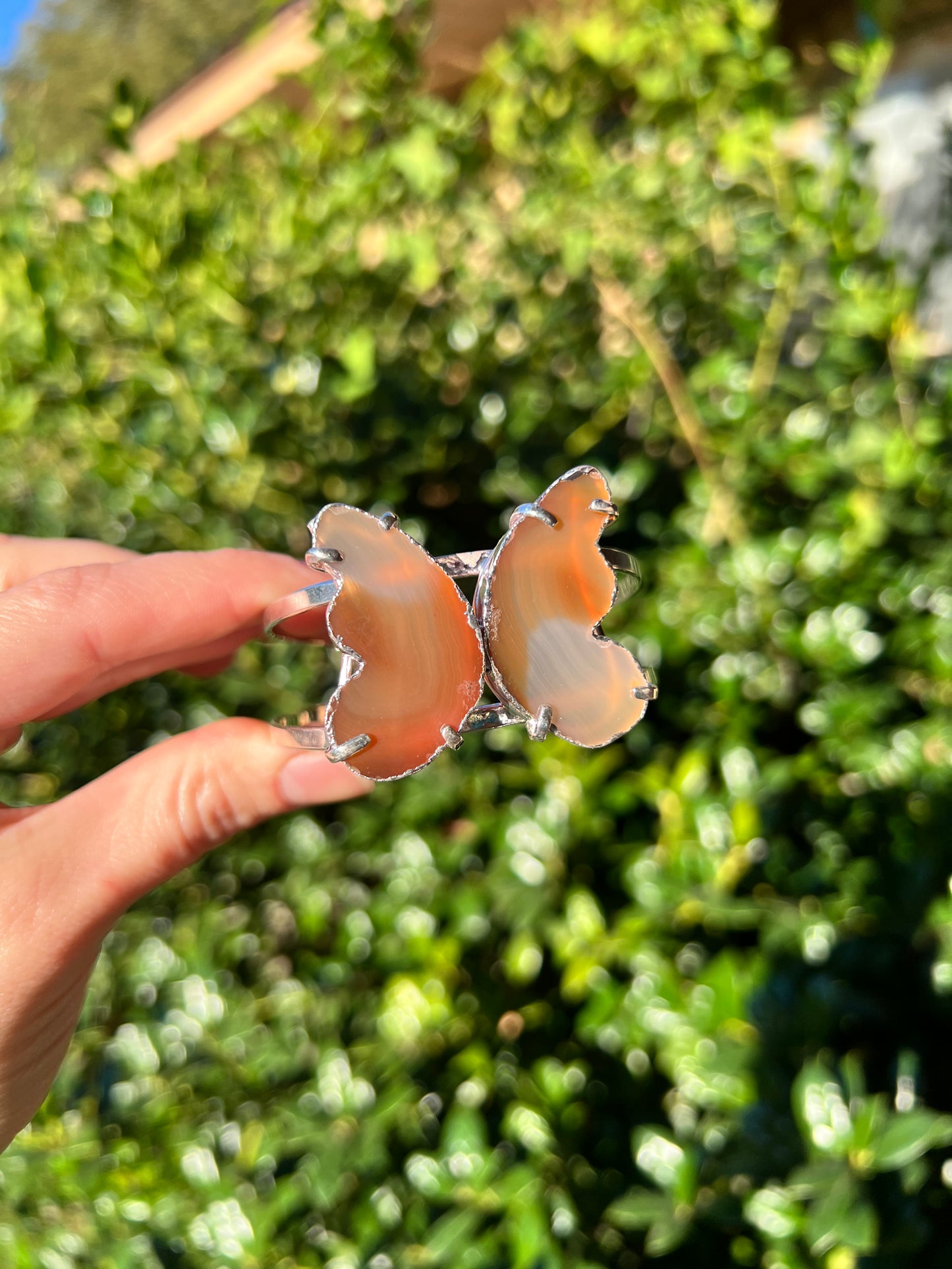 Agate Butterfly Bracelets