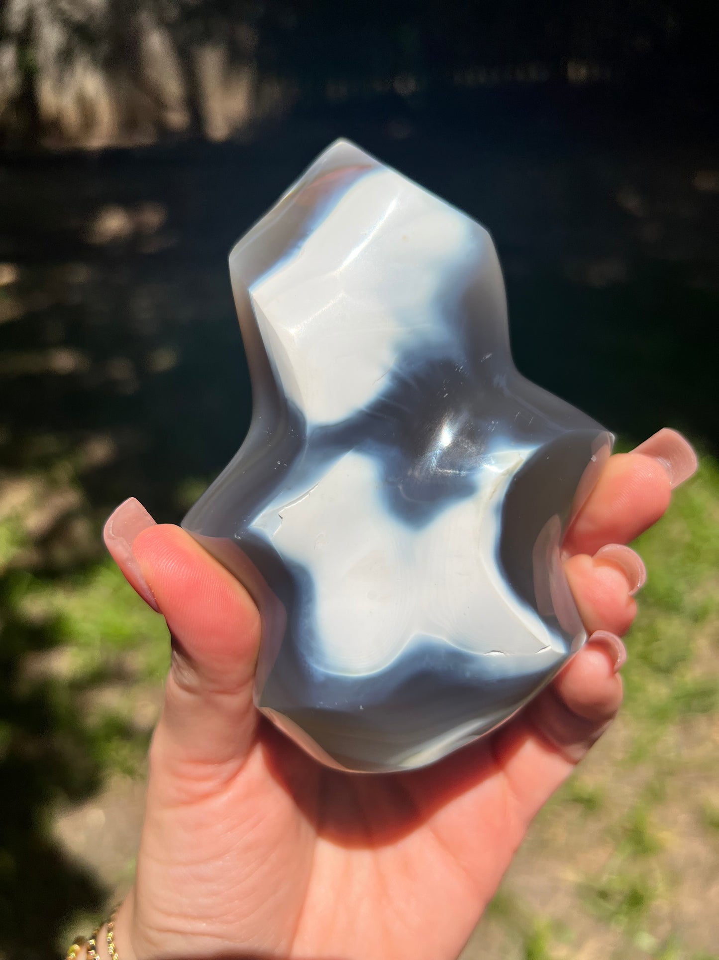 Orca Agate Flame