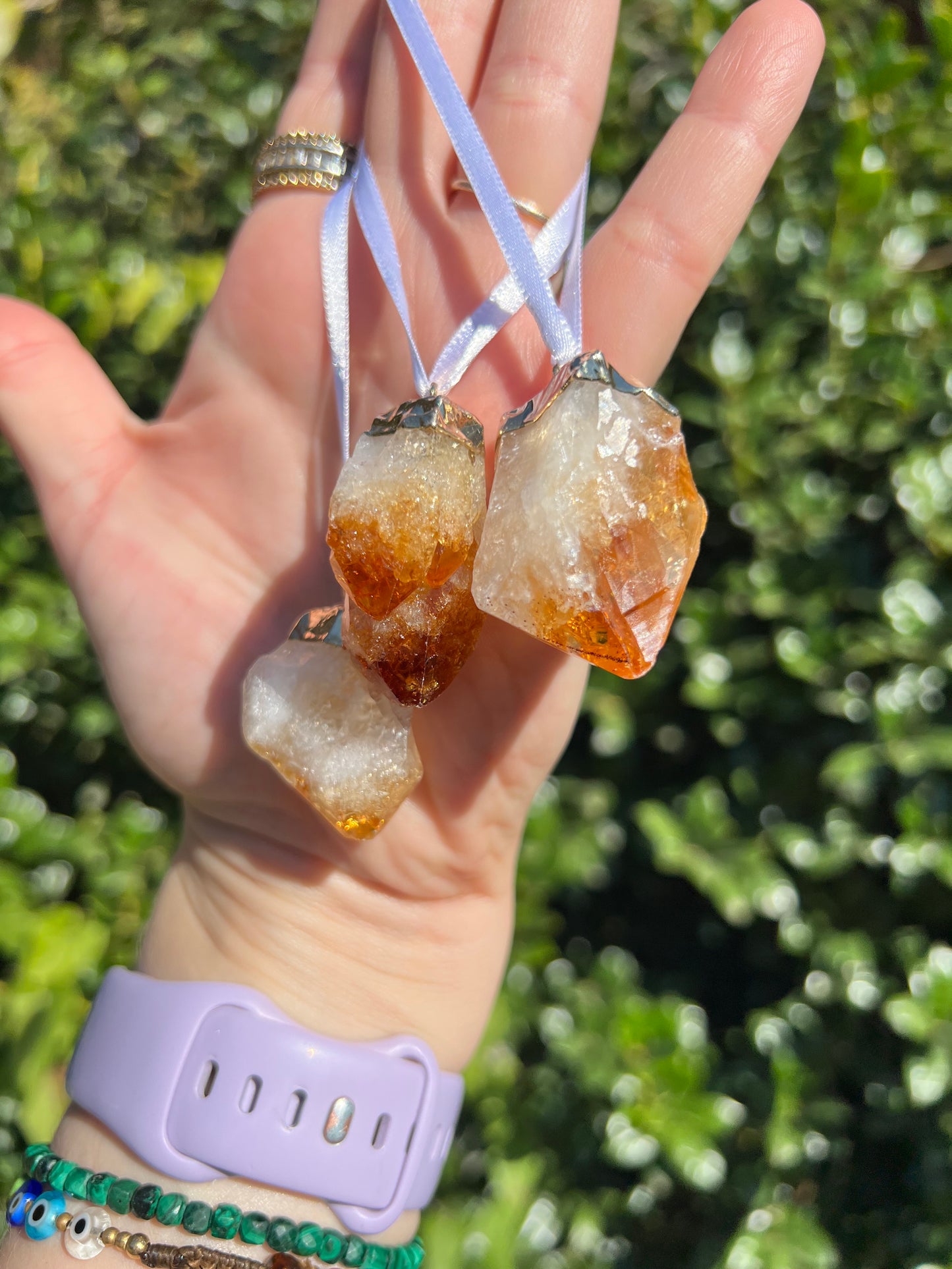 Citrine Crystal Ornaments