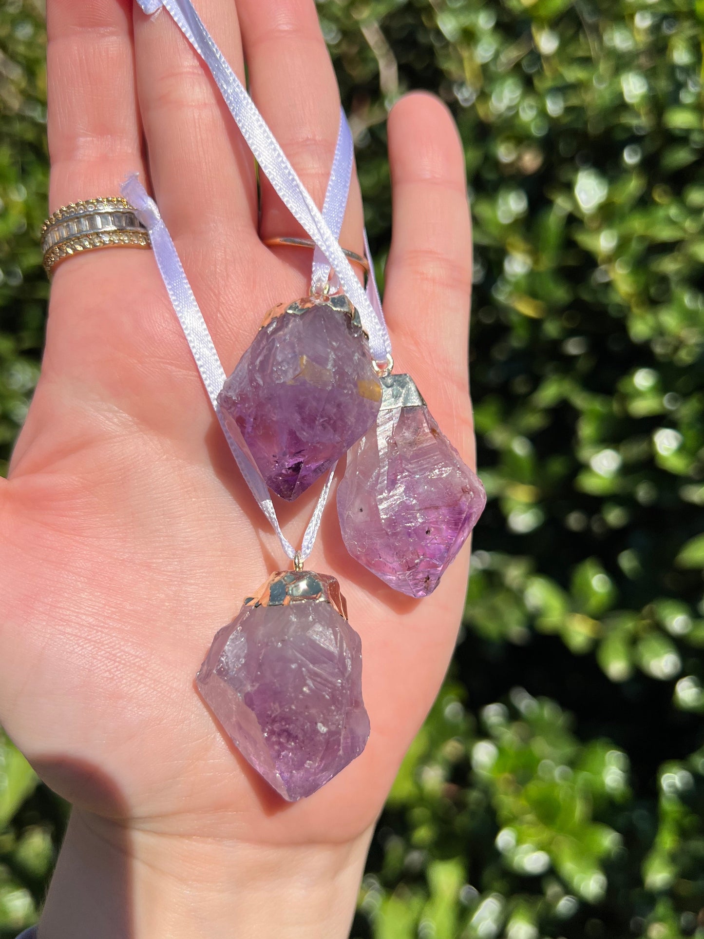 Amethyst Crystal Ornaments