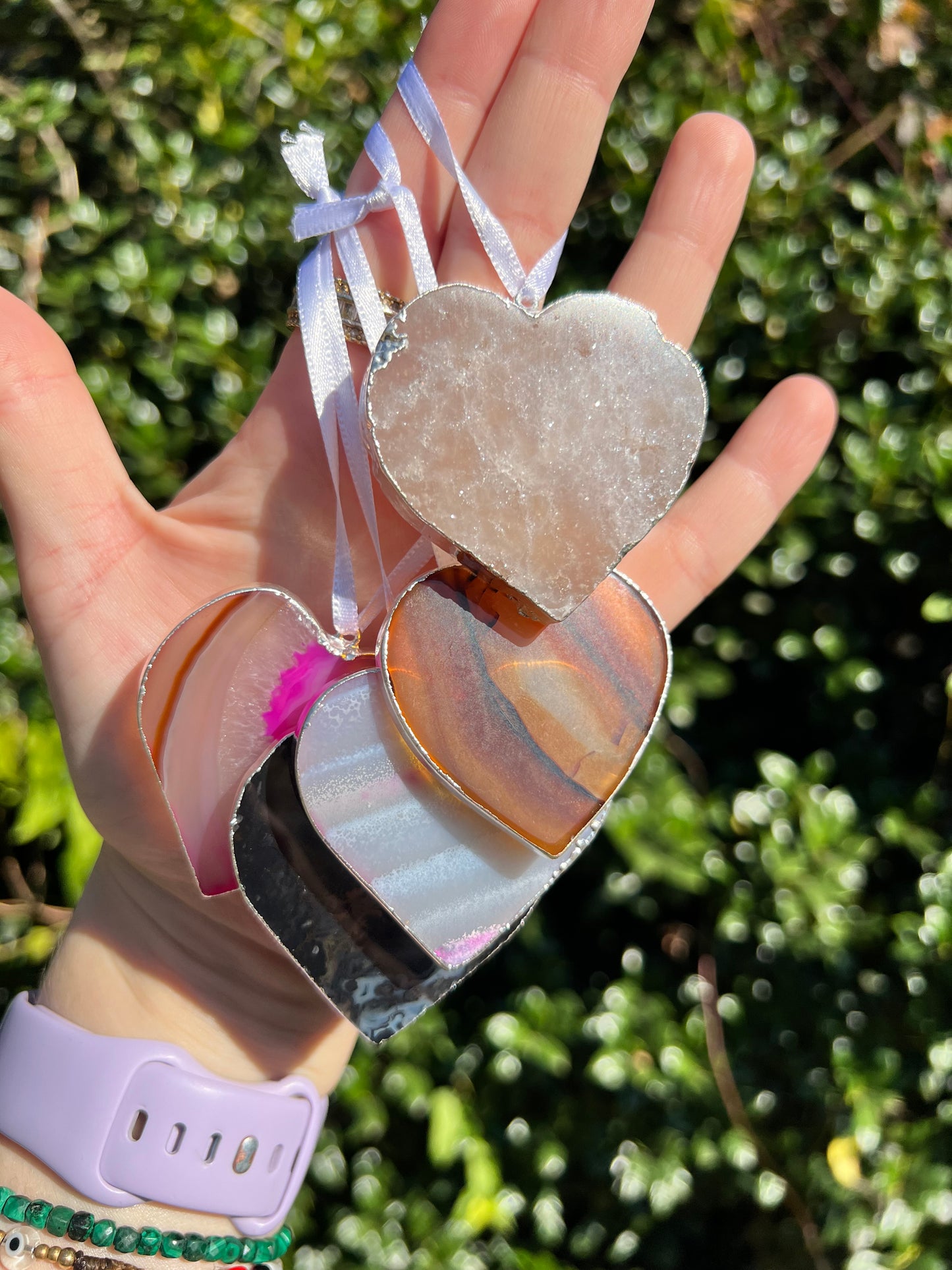 Agate Crystal Ornaments