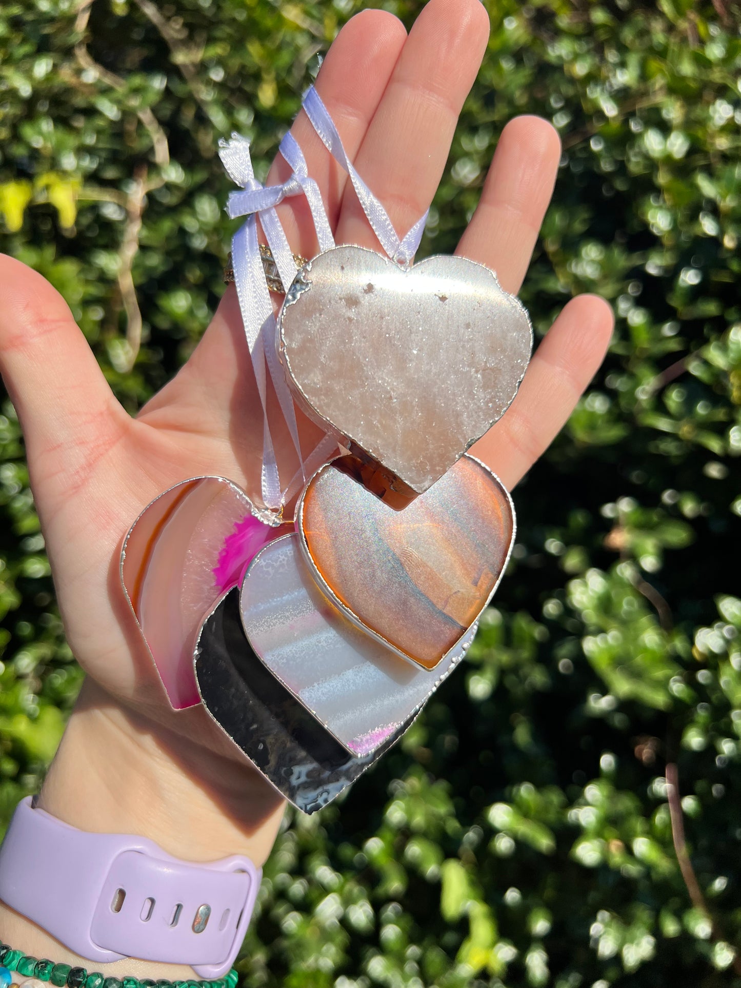 Agate Crystal Ornaments