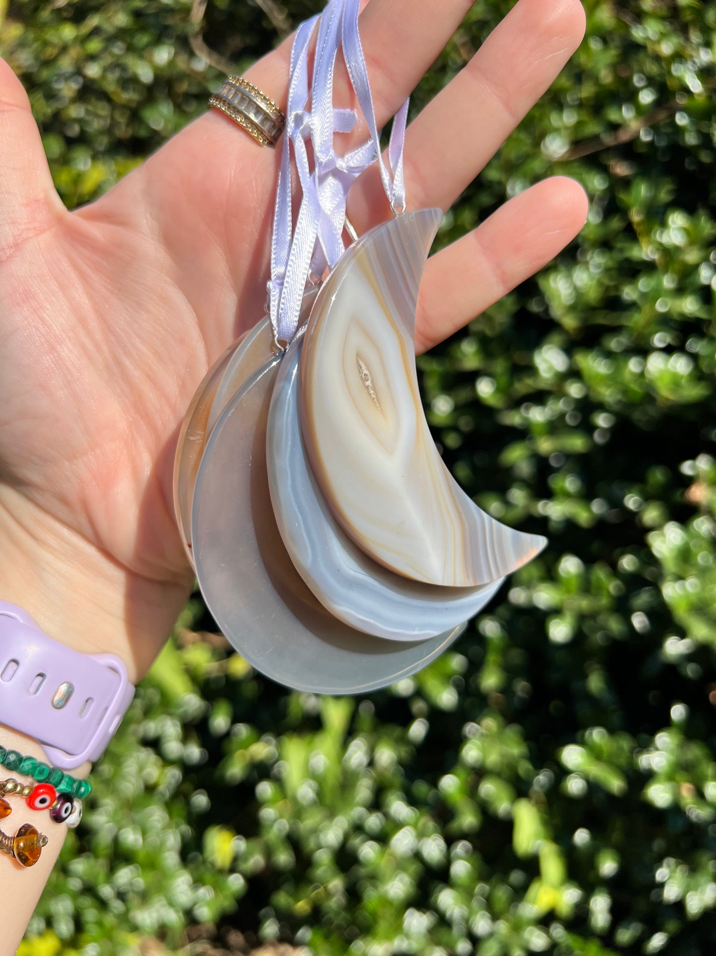 Agate Crystal Ornaments