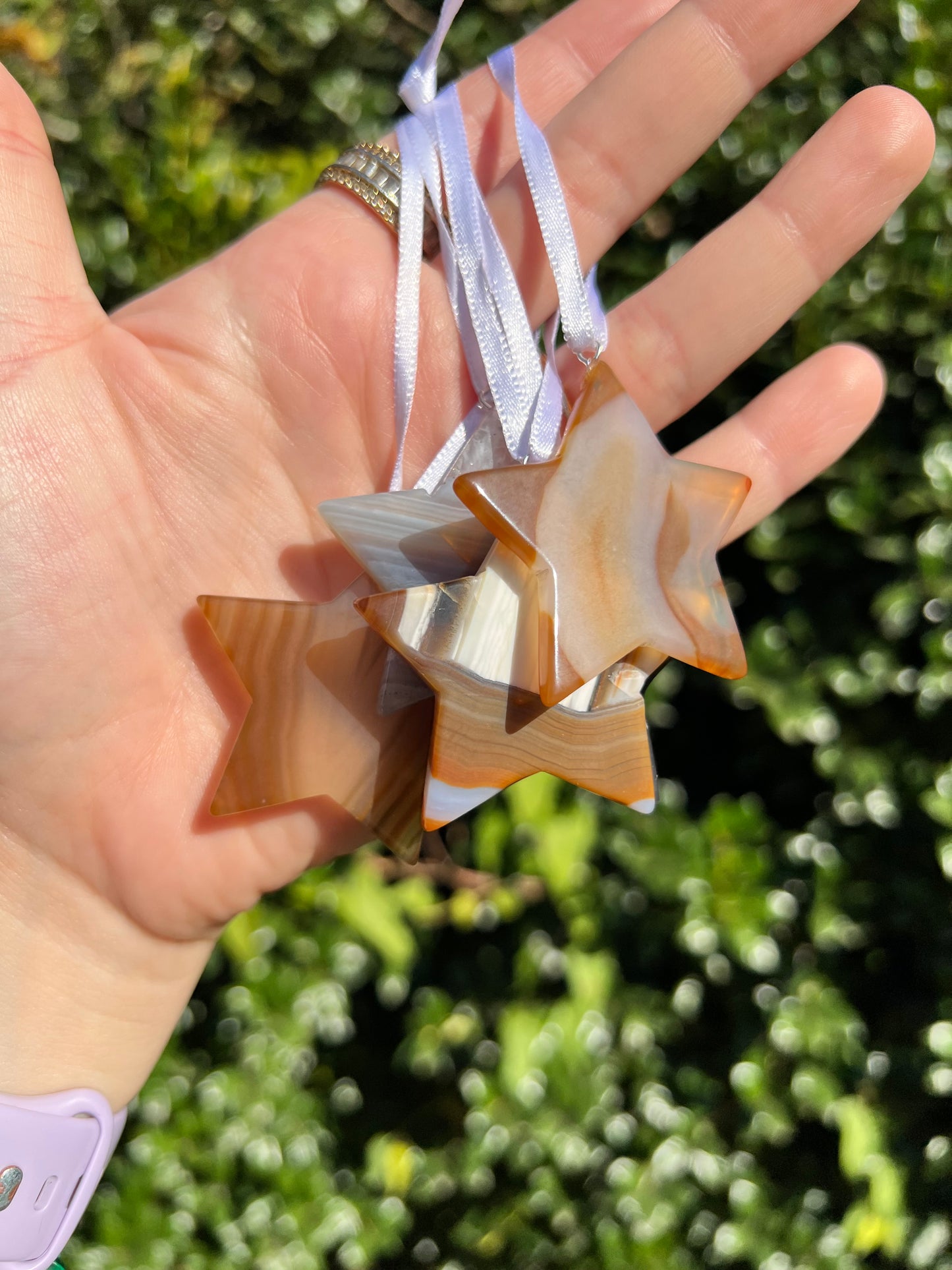 Agate Crystal Ornaments