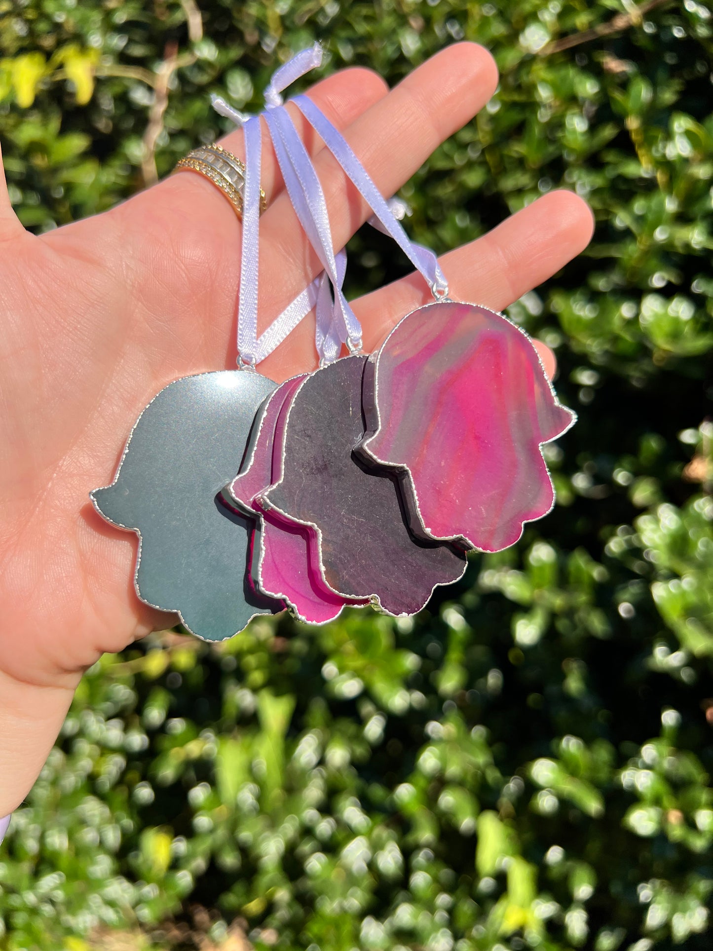 Agate Crystal Ornaments