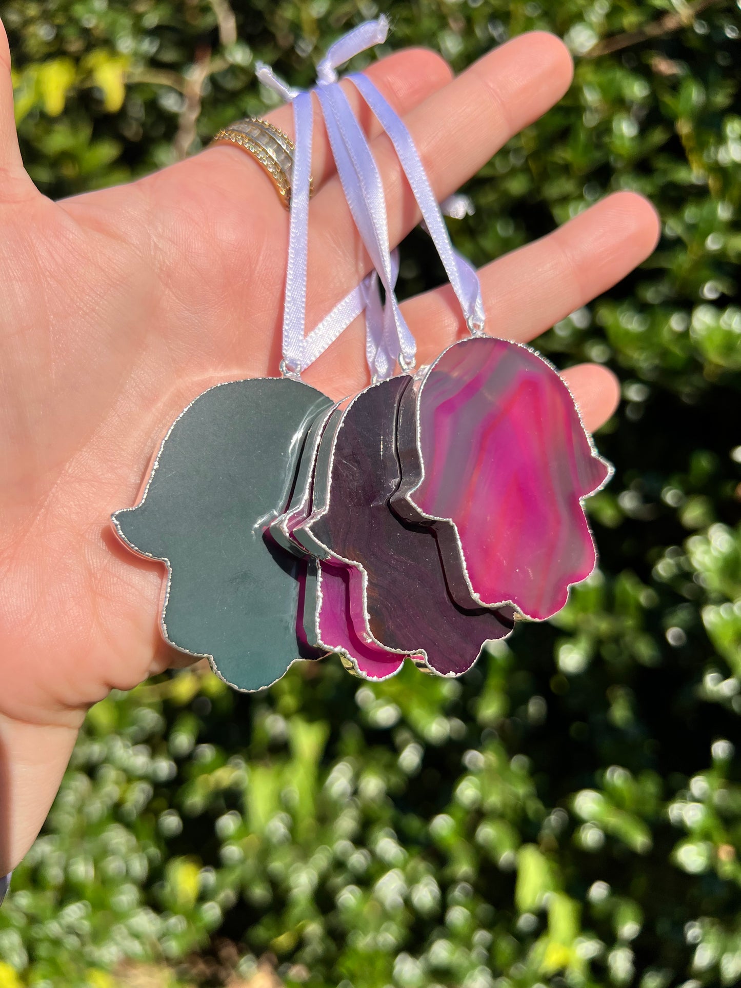 Agate Crystal Ornaments