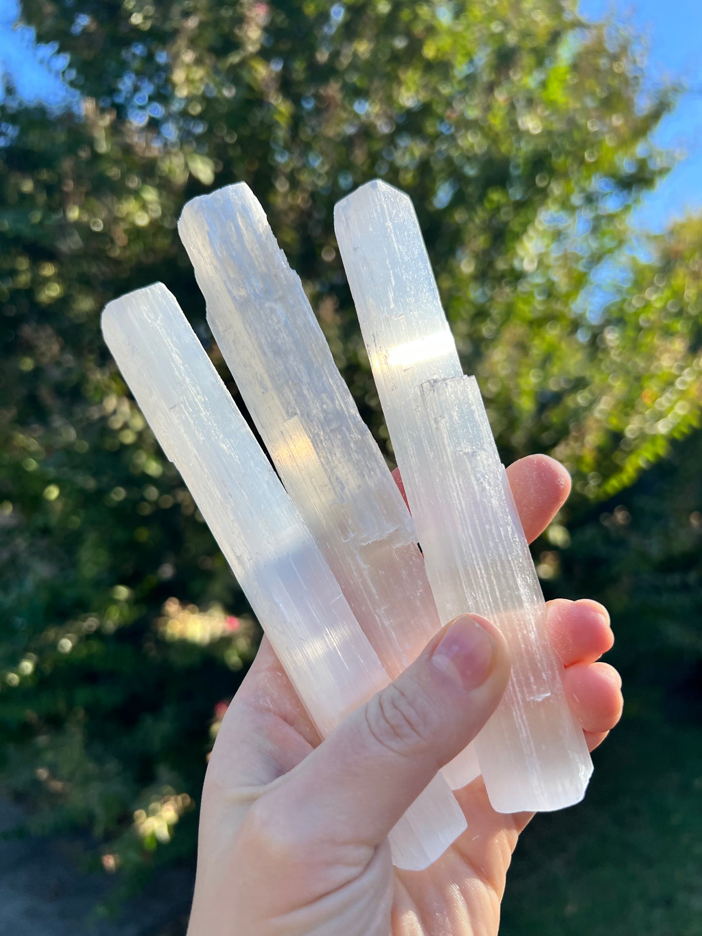 Selenite Wands