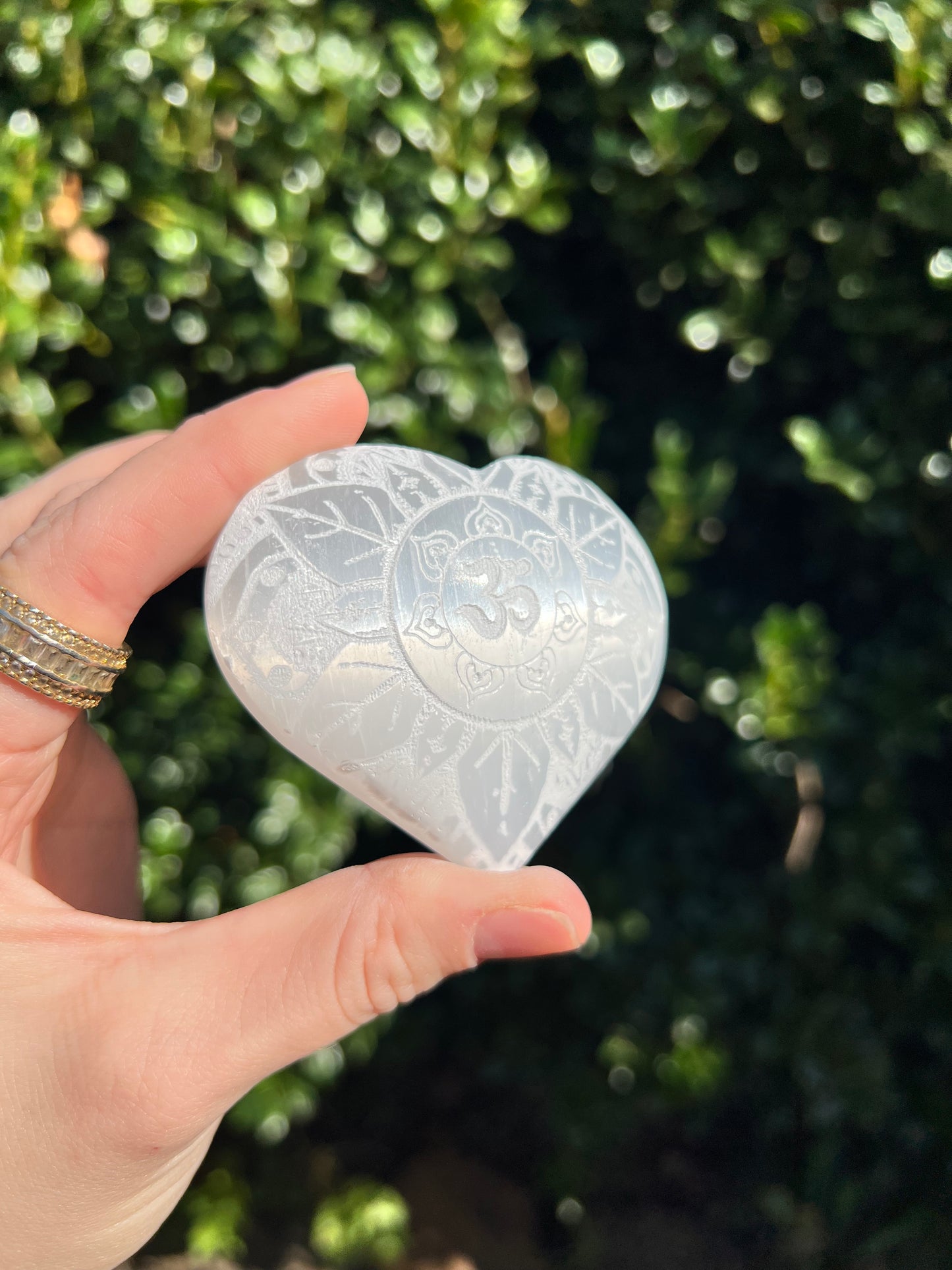 Selenite Hearts