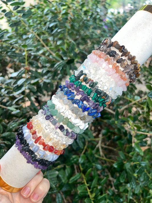 Crystal Chip Bracelets