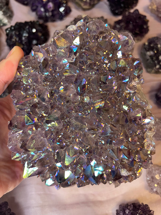 Angel Aura Amethyst Cut Bases