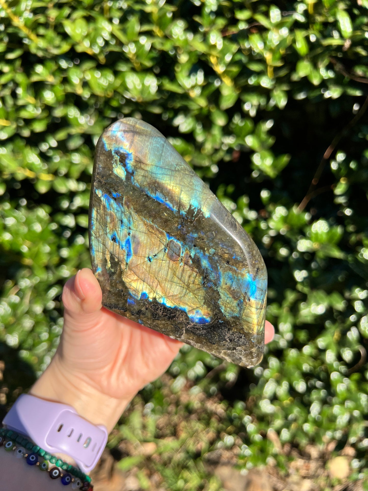 Labradorite Cut Bases