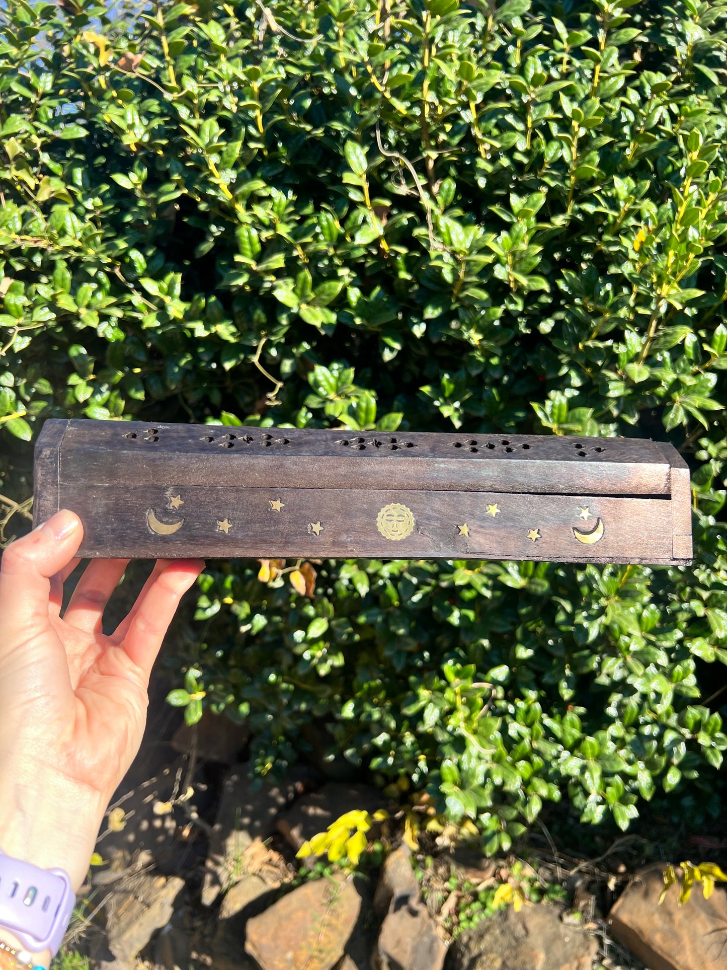 Wooden Incense Burner Box