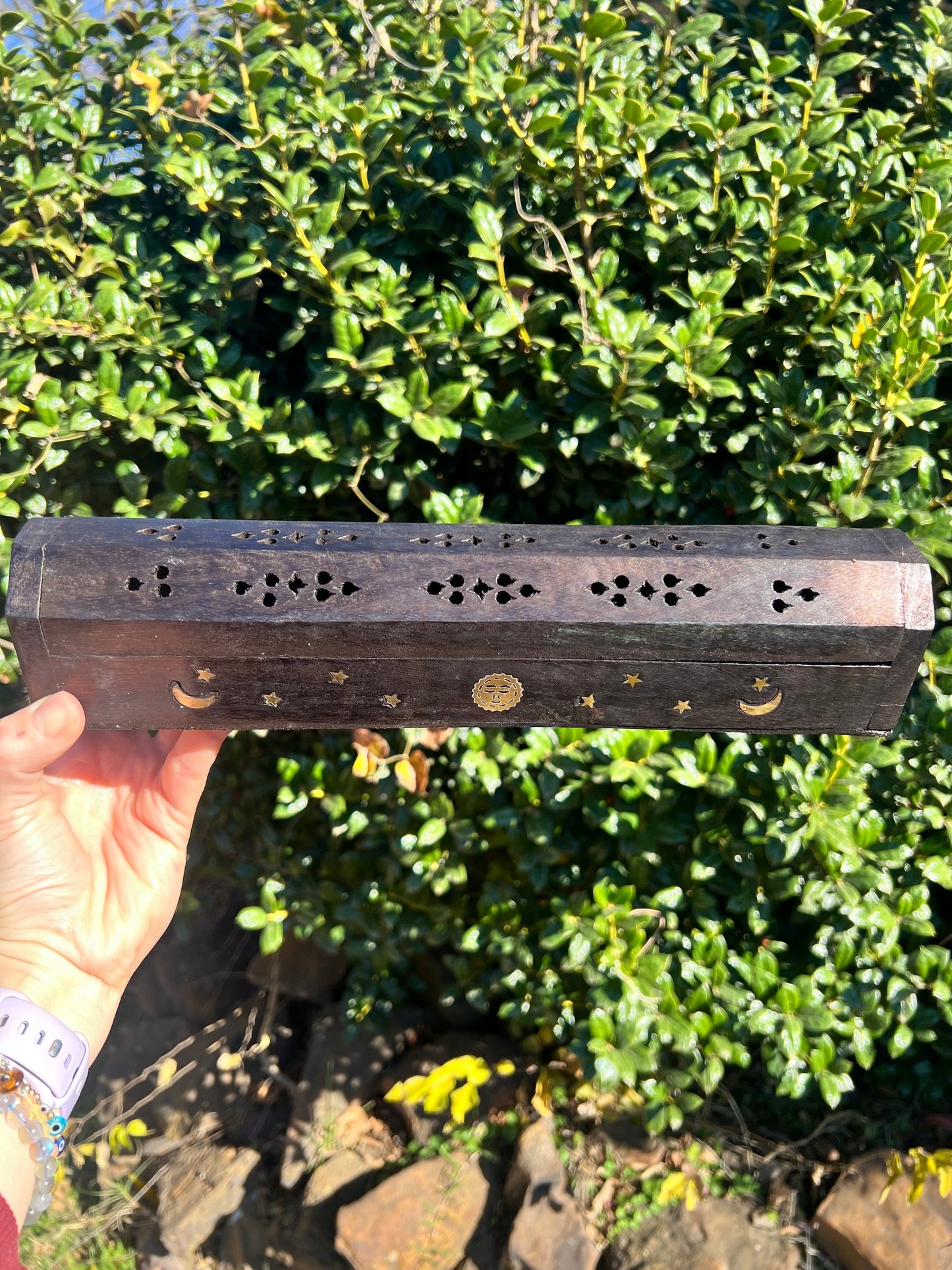 Wooden Incense Burner Box