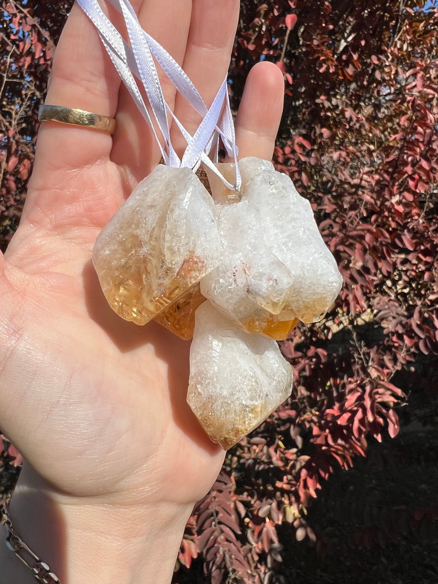 Citrine Crystal Ornaments