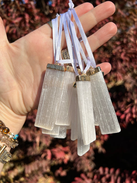 Selenite Ornaments