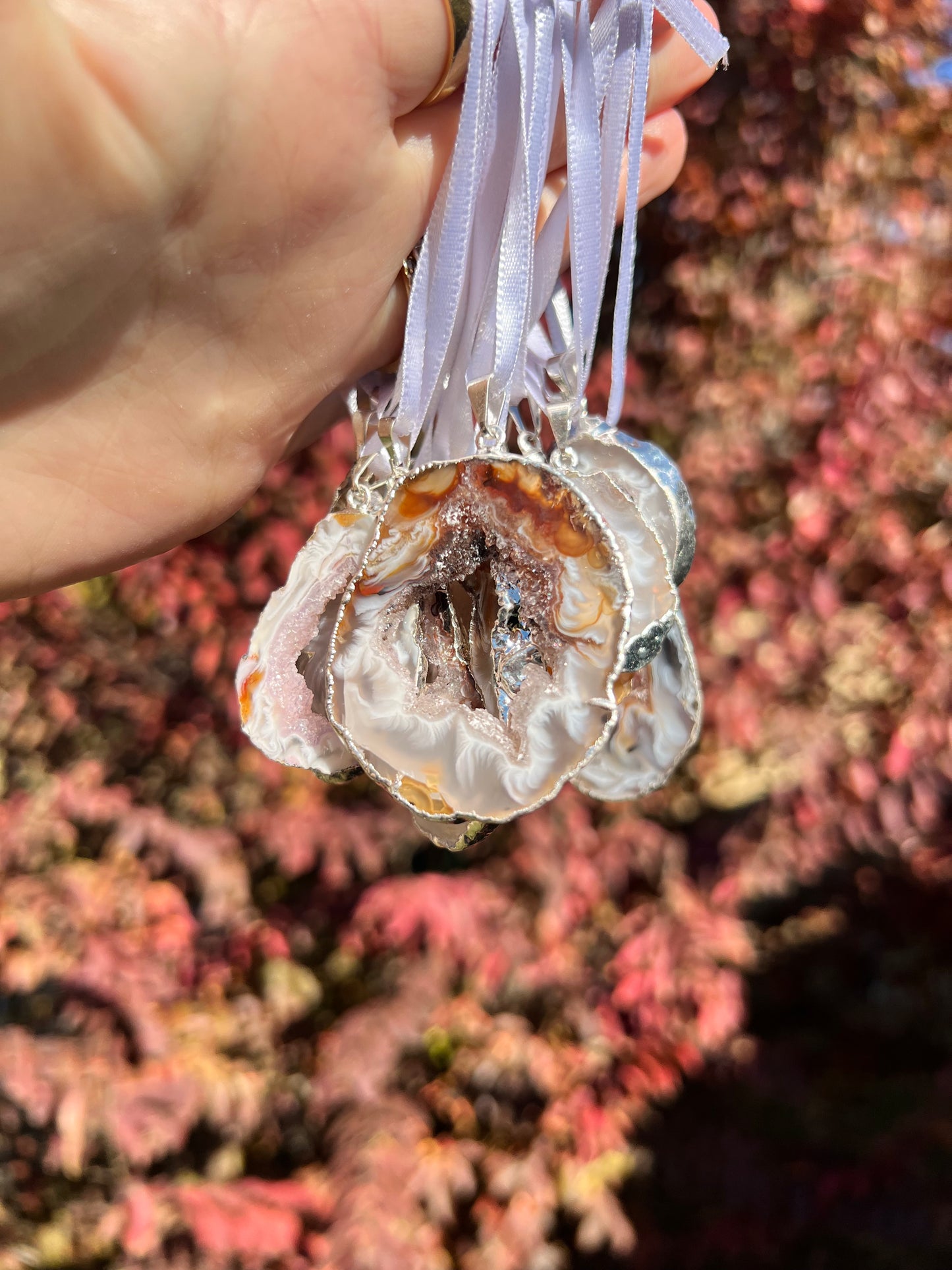 Agate Crystal Ornaments