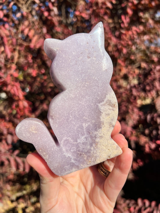 Pink Amethyst Cats