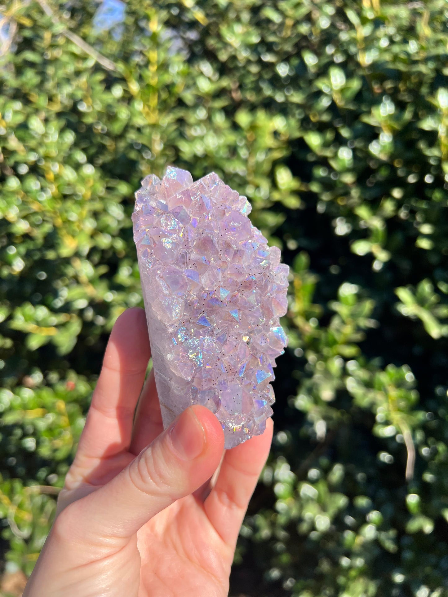 天使光环紫水晶自由形态