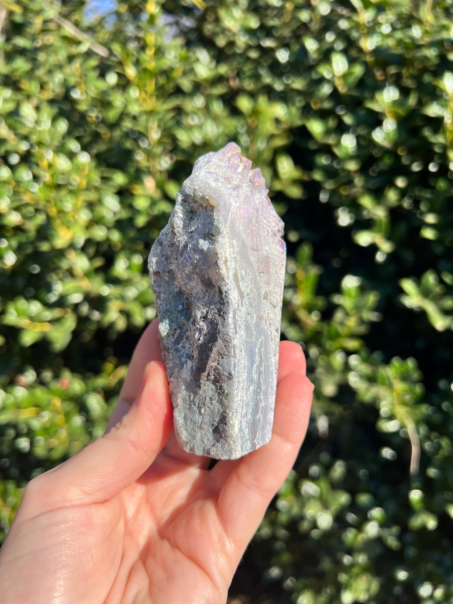 天使光环紫水晶自由形态