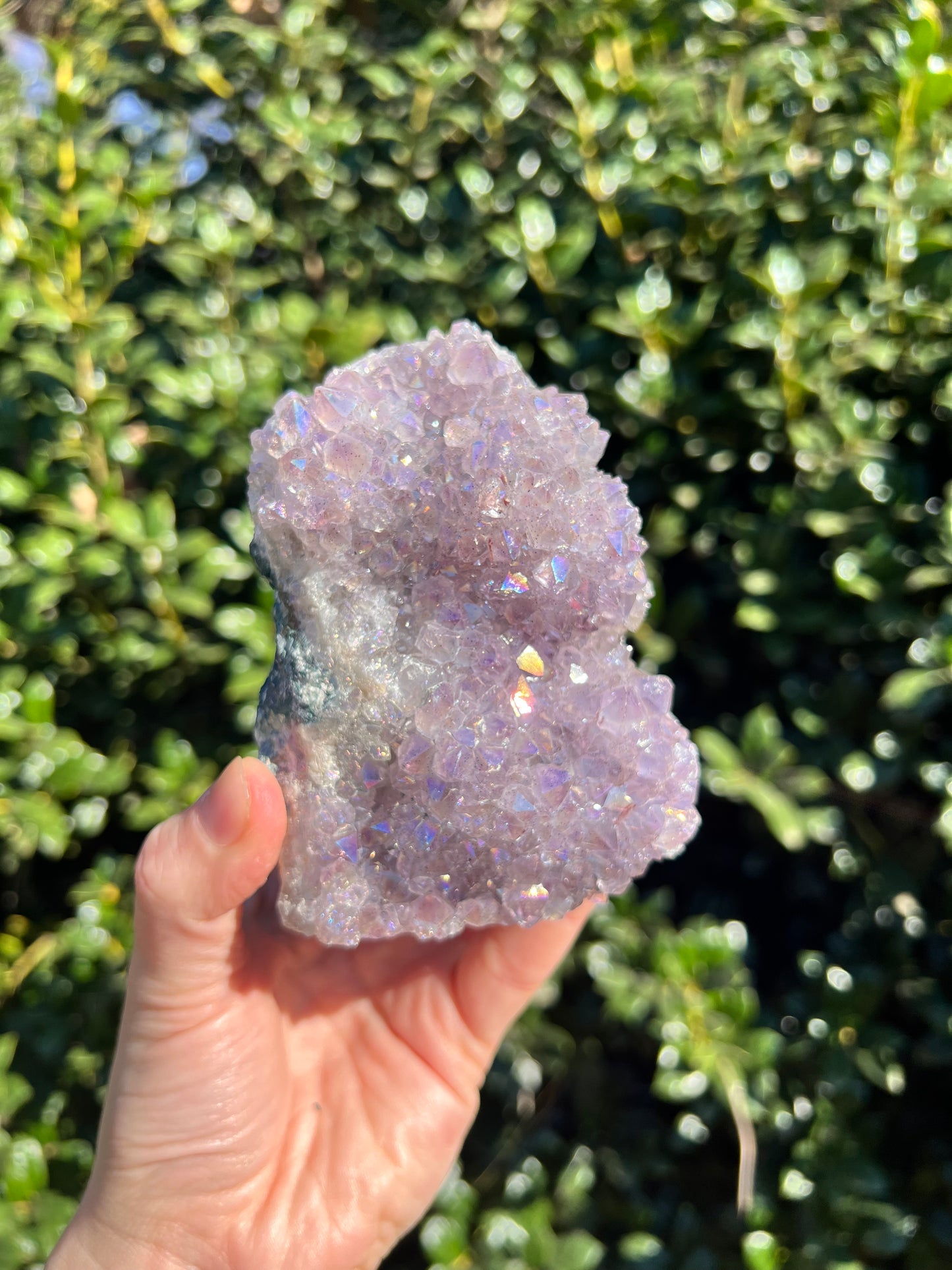 天使光环紫水晶自由形态