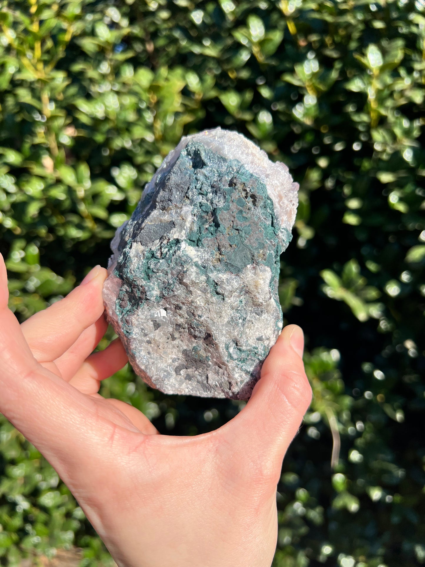 天使光环紫水晶自由形态