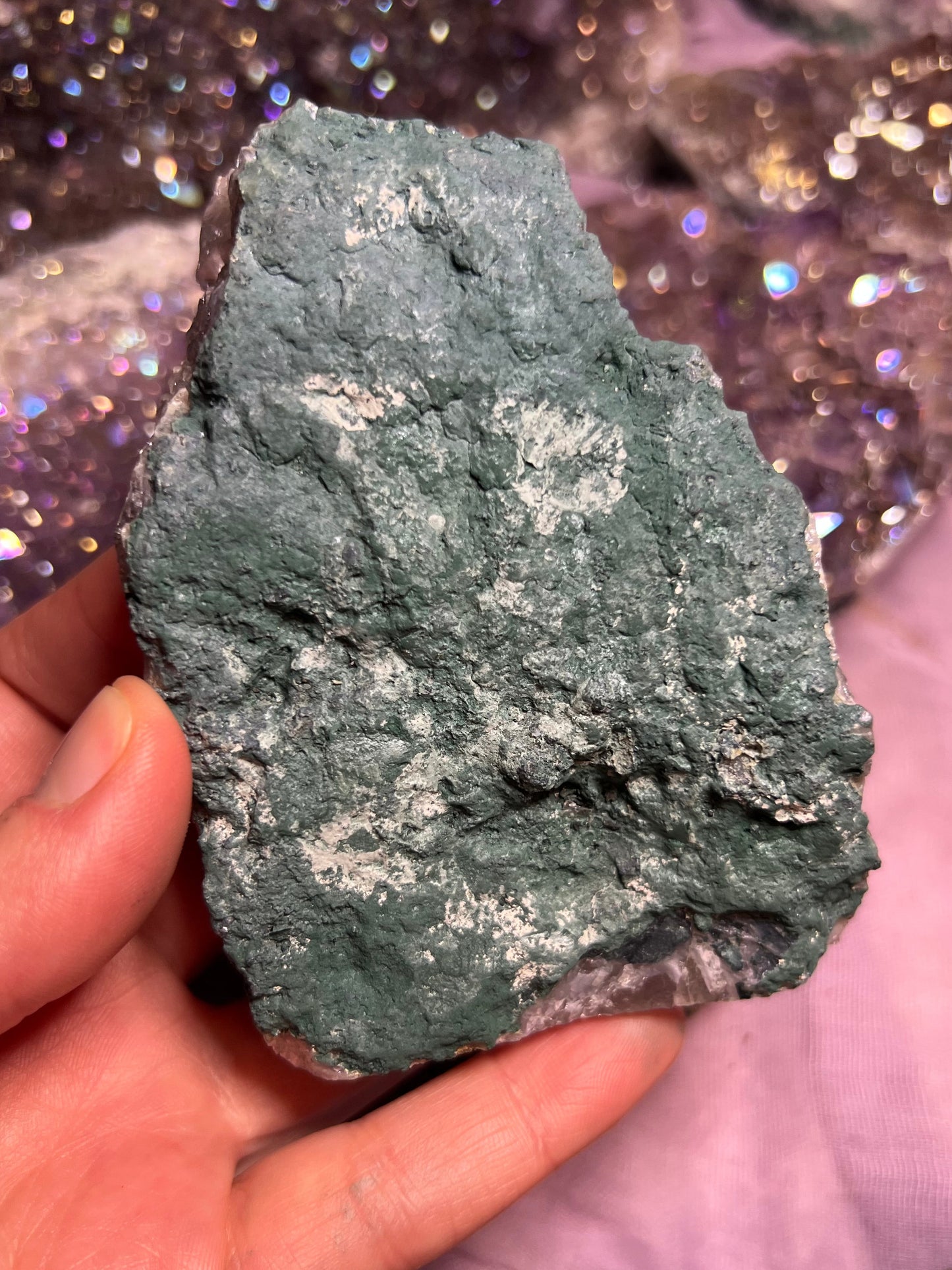 天使光环紫水晶自由形态