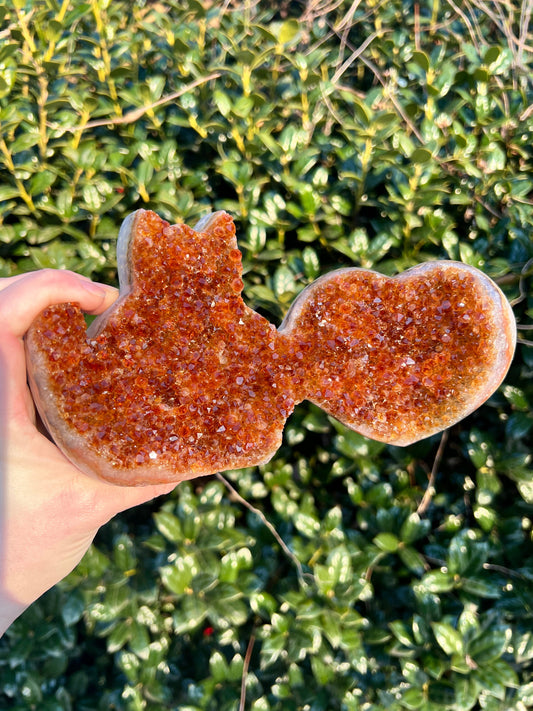 Citrine Cats with Hearts