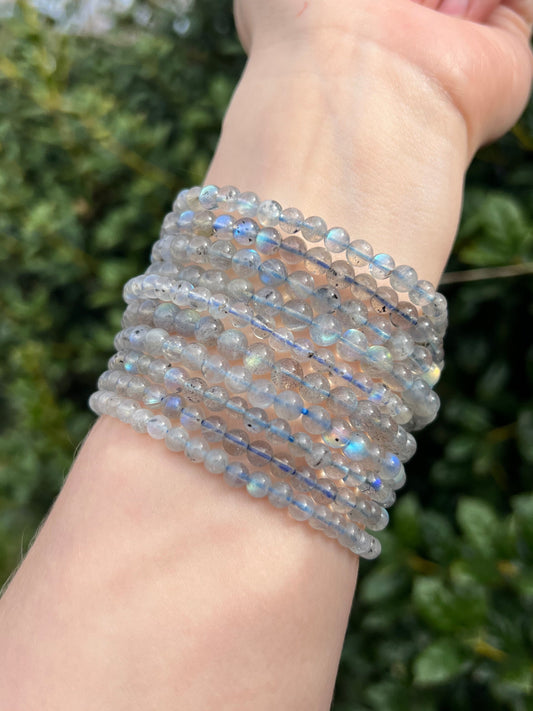 Labradorite Beaded Bracelets